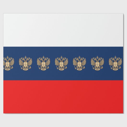 Russische vlag cadeaupapier (Vlak)