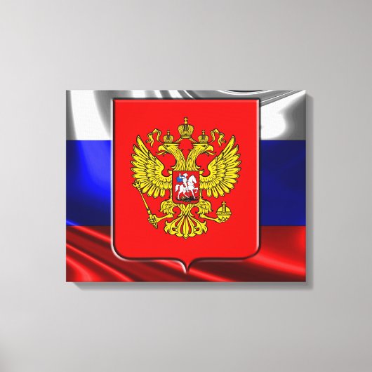 Russische vlag canvas afdruk (Voorkant)