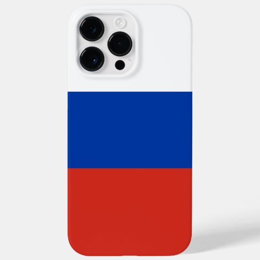 Russische vlag Case-Mate iPhone case (Achterkant)