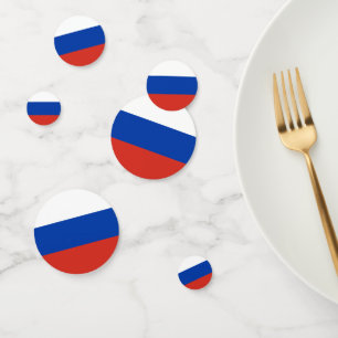 Russische vlag confetti