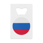 Russische vlag creditkaart flessenopener (Voorkant)