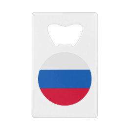 Russische vlag creditkaart flessenopener