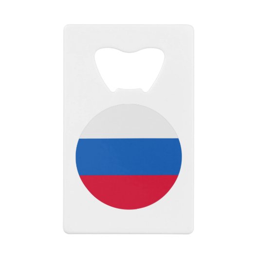 Russische vlag creditkaart flessenopener (Voorkant)