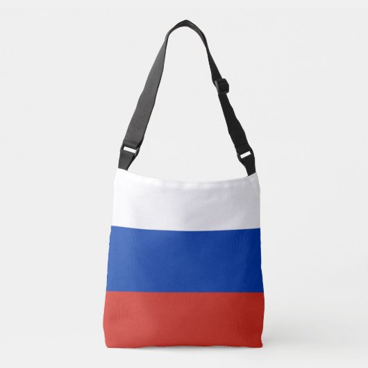 Russische vlag crossbody tas (Voorkant)