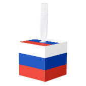 Russische vlag decoratie (Voorkant hoekig)