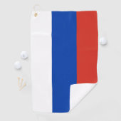 Russische vlag en golf Rusland/sport Moskou Golfhanddoek (Insitu)