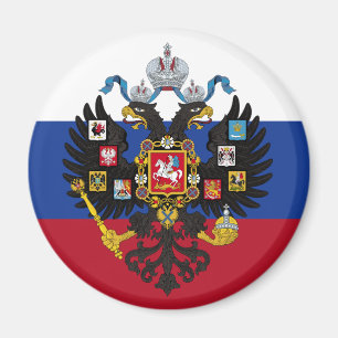 Russische vlag en rest magneet
