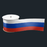Russische vlag en Russisch reizen, vakantie/sport Satijnen Lint<br><div class="desc">Koolstof (Gifts): Rusland en Russisch patroon van mode onder de vlag - houd van mijn land,  reizen,  vakantie,  patriotten/sportfans</div>