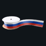 Russische vlag en Russisch reizen, vakantie/sport Satijnen Lint<br><div class="desc">Koolstof (Gifts): Rusland en Russisch patroon van mode onder de vlag - houd van mijn land,  reizen,  vakantie,  patriotten/sportfans</div>