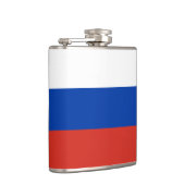 Russische vlag en Russische mode/sportfans Heupfles (Rechts)