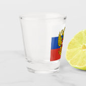 Russische vlag en Russische patriot/sport Shot Glas (Links)