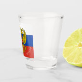 Russische vlag en Russische patriot/sport Shot Glas (Rechts)