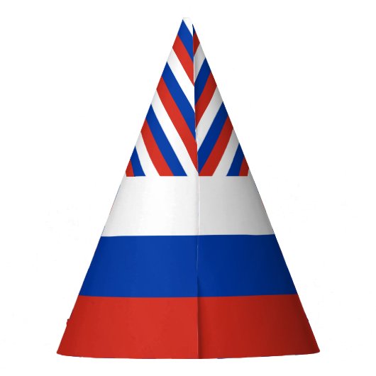 Russische vlag feesthoedjes (Achterkant)