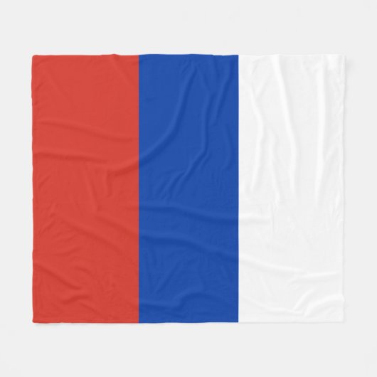 Russische vlag fleece deken (Voorkant (Horizontaal))