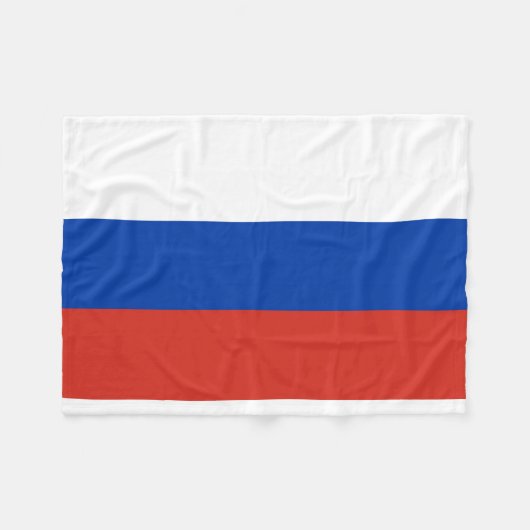 Russische vlag fleece deken (Voorkant (Horizontaal))