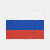 Russische vlag fleece deken (Voorkant (Horizontaal))