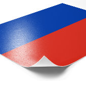Russische vlag foto afdruk (Hoek)