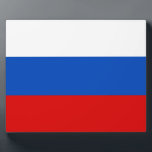 Russische vlag fotoplaat<br><div class="desc">Russische vlag. Grote Russische vlag</div>