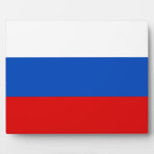 Russische vlag fotoplaat (Voorkant)