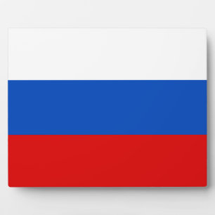 Russische vlag fotoplaat
