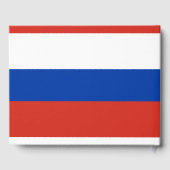 Russische vlag gastenboek (Achterkant)