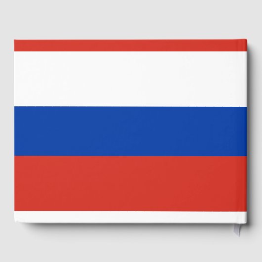 Russische vlag gastenboek (Achterkant)