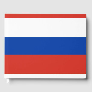 Russische vlag gastenboek