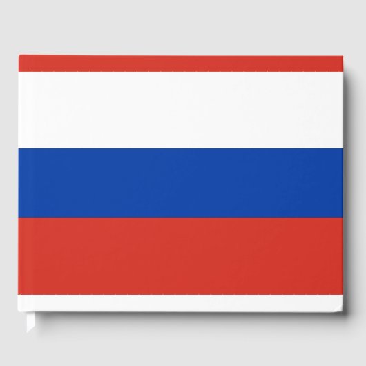 Russische vlag gastenboek (Voorkant)
