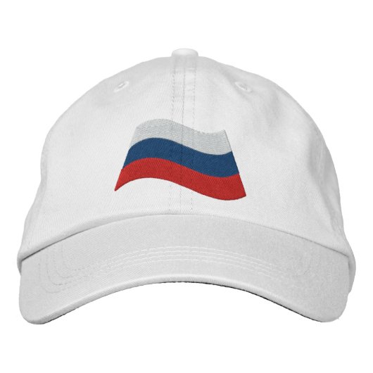Russische vlag geborduurde pet (Voorkant)