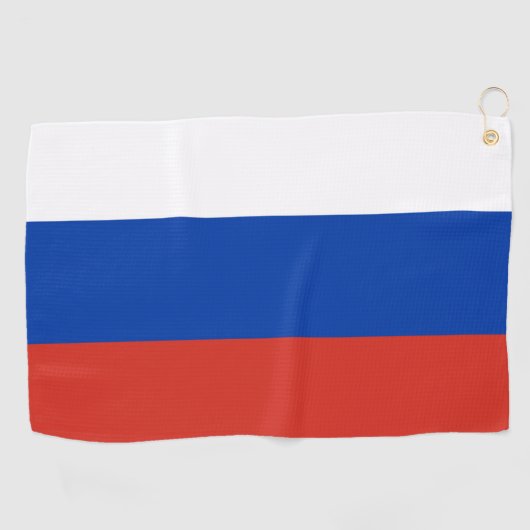 Russische vlag golfhanddoek (Horizontaal)