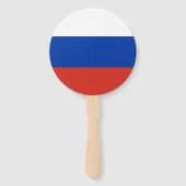 Russische vlag handwaaier (Achterkant)