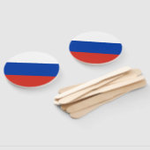 Russische vlag handwaaier (Niet-gemonteerd)