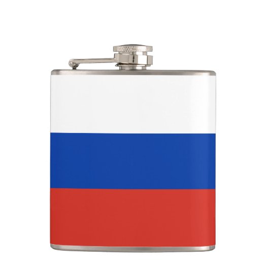 Russische vlag heupfles (Voorkant)