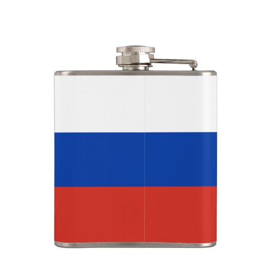 Russische vlag heupfles (Achterkant)