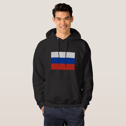 Russische vlag hoodie (Voorkant volledig)