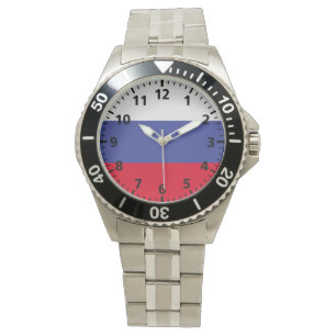 Russische vlag horloge