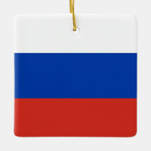 Russische vlag keramisch ornament