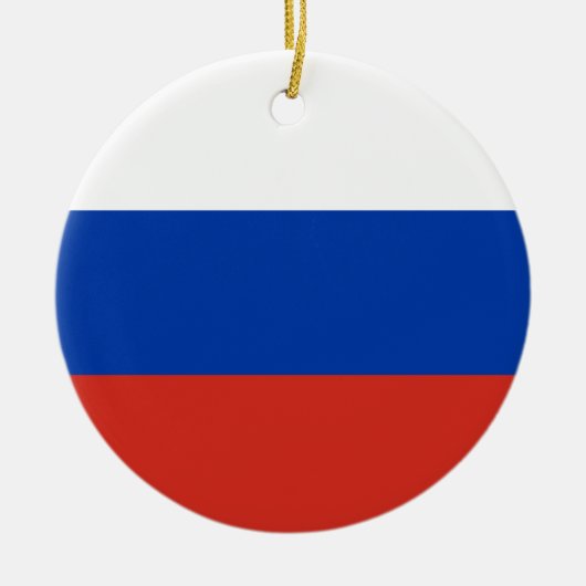 Russische vlag keramisch ornament (Voorkant)