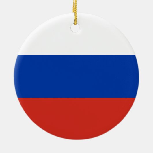 Russische vlag keramisch ornament (Achterkant)
