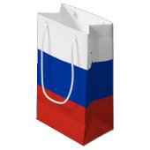 Russische vlag klein cadeauzakje (Voorkant Gekanteld)
