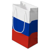 Russische vlag klein cadeauzakje (Achterkant Gekanteld)