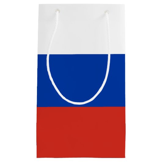Russische vlag klein cadeauzakje (Voorkant)