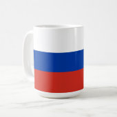 Russische vlag koffiemok (Voorkant links)