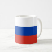 Russische vlag koffiemok (Voorkant rechts)