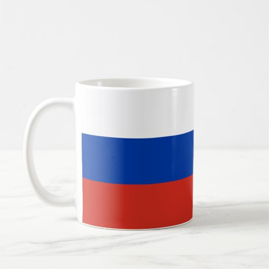 Russische vlag koffiemok (Links)