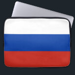 Russische vlag laptop sleeve<br><div class="desc">Een ideaal geschenk voor al diegenen die patriottisch zijn van hun land!</div>