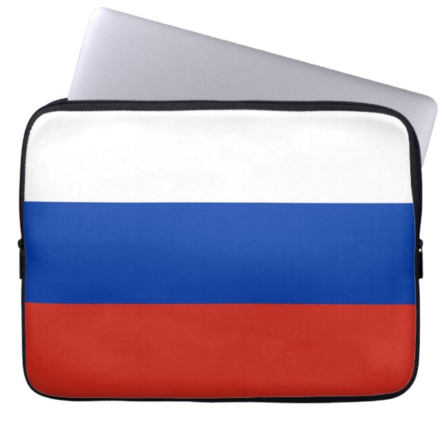 Russische vlag laptop sleeve (Voorkant)