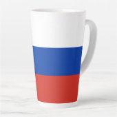 Russische vlag latte mok (Rechterhoek)