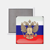 Russische vlag magneet (Voorkant / Achterkant)