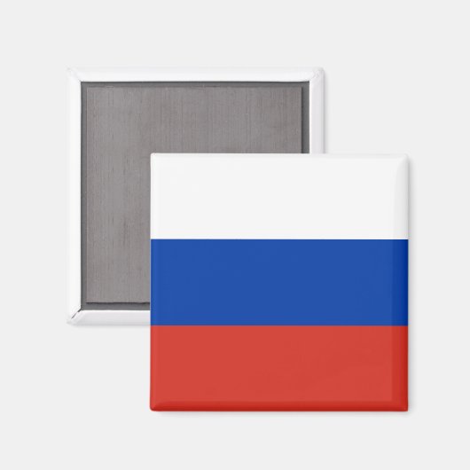 Russische vlag magneet (Voorkant / Achterkant)